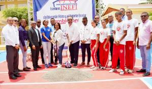 INEFI da inicio a la construcción de polideportivo en San Juan de la Maguana