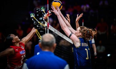 B&eacute;lgica detiene el empuje de las Reinas del Caribe en un dram&aacute;tico partido de cinco sets