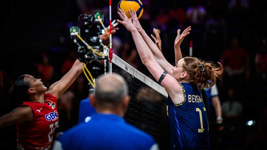 Bélgica detiene el empuje de las Reinas del Caribe en un dramático partido de cinco sets Bélgica detiene el empuje de las Reinas del Caribe en un dramático partido de cinco sets