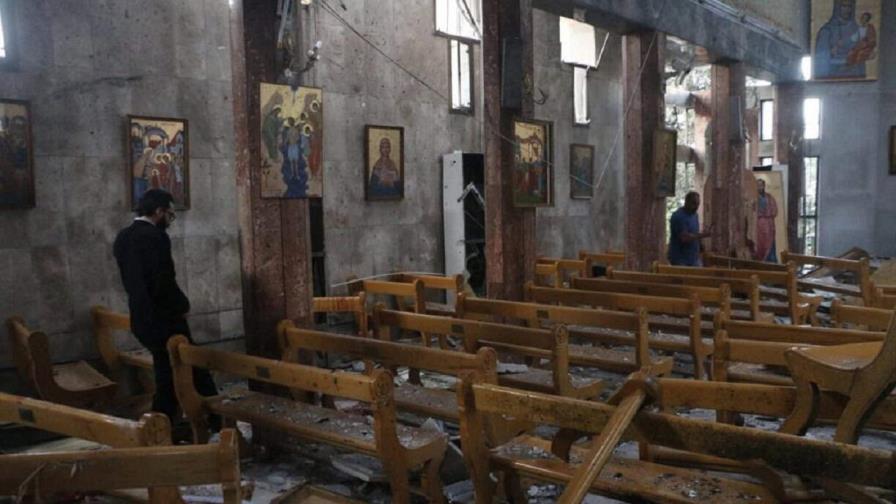 Siria atribuye al Estado Islámico el sangriento atentado suicida en una iglesia de Damasco Siria atribuye al Estado Islámico el sangriento atentado suicida en una iglesia de Damasco