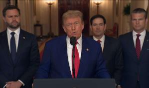 Trump califica de muy débil el ataque de Irán a base estadounidense