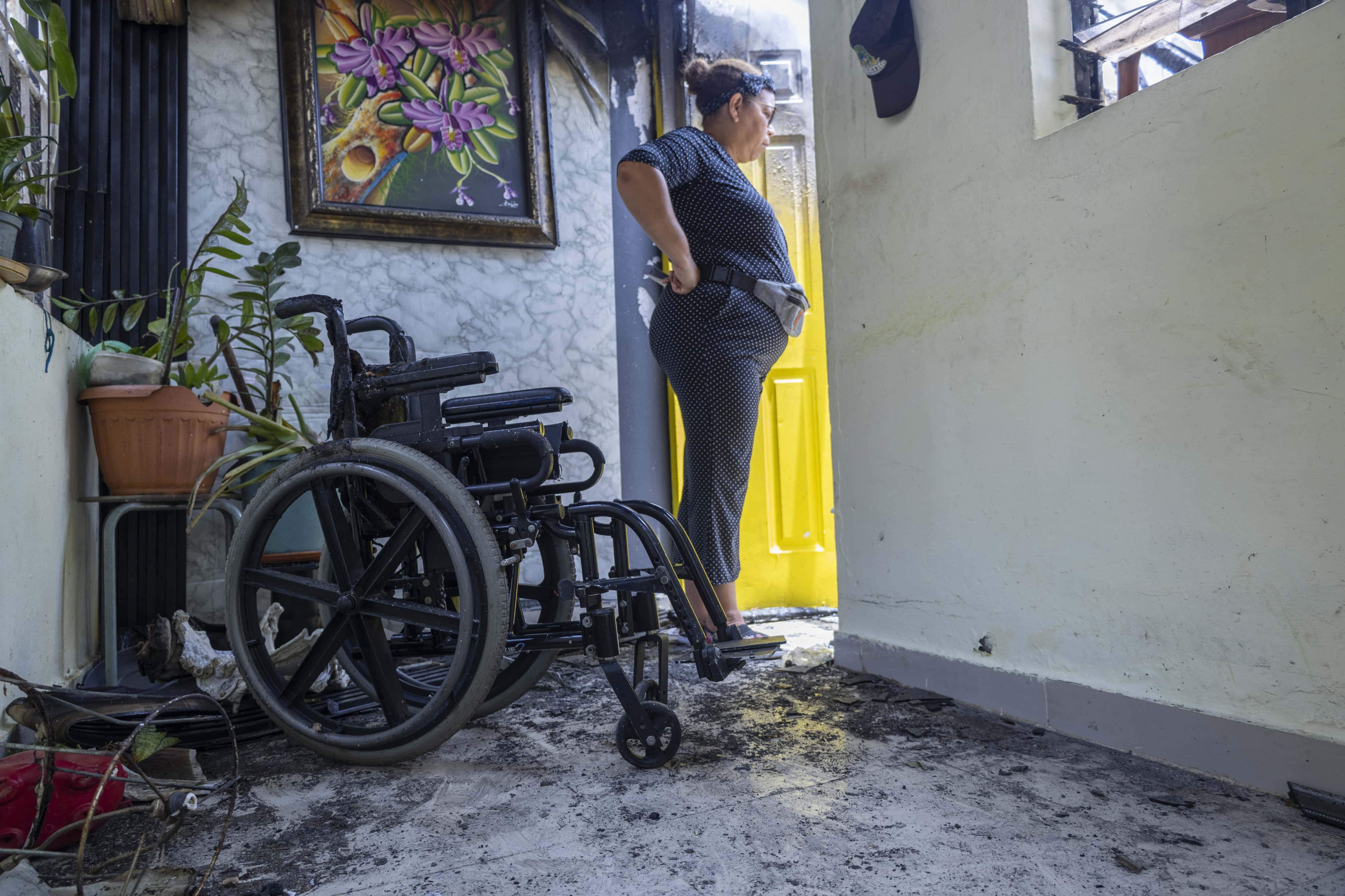 En la vivienda había un niño con discapacidad.