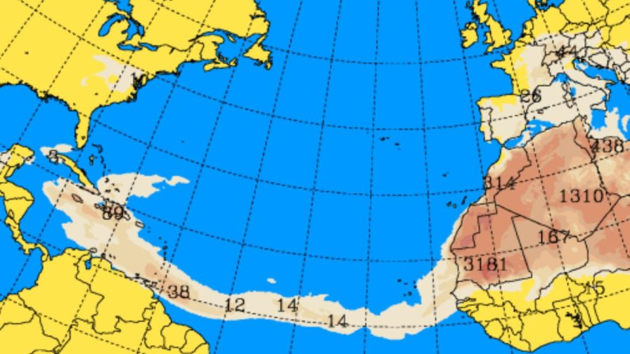 Polvo del Sahara, lluvias escasas y calor desde este miércoles en RD