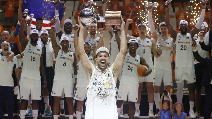 El Real Madrid tapona con temple y acierto al Valencia y se proclama campeón El Real Madrid tapona con temple y acierto al Valencia y se proclama campeón
