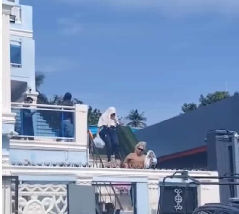 El residencial Hanna, en SDE, donde fueron rescatadas 17 mujeres colombianas.