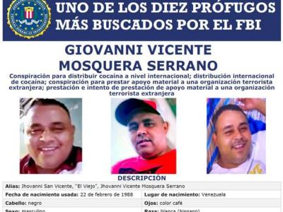 Recompensa de $3 millones por captura de líder del Tren de Aragua