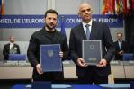 Zelenski firma con el Consejo de Europa la creación del tribunal especial para Ucrania