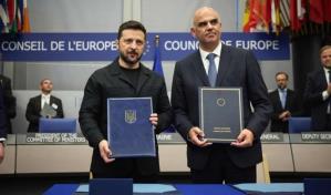 Zelenski firma con el Consejo de Europa la creación del tribunal especial para Ucrania