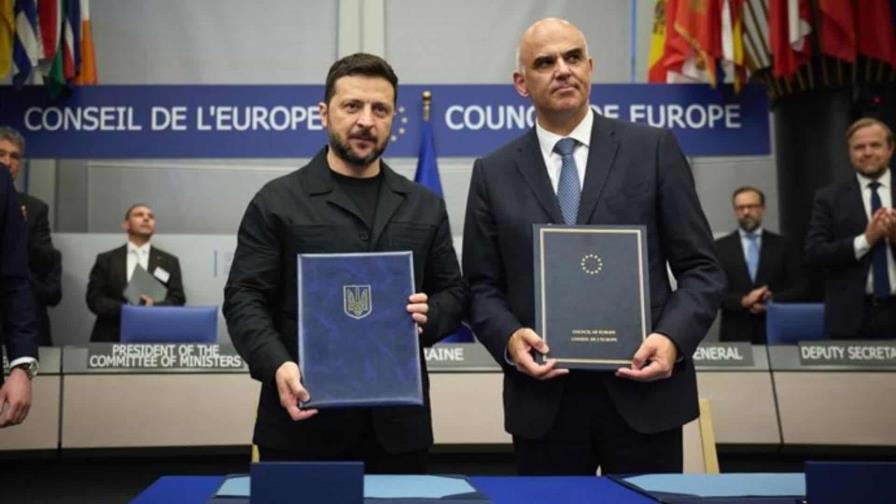 Zelenski firma con el Consejo de Europa la creación del tribunal especial para Ucrania Zelenski firma con el Consejo de Europa la creación del tribunal especial para Ucrania