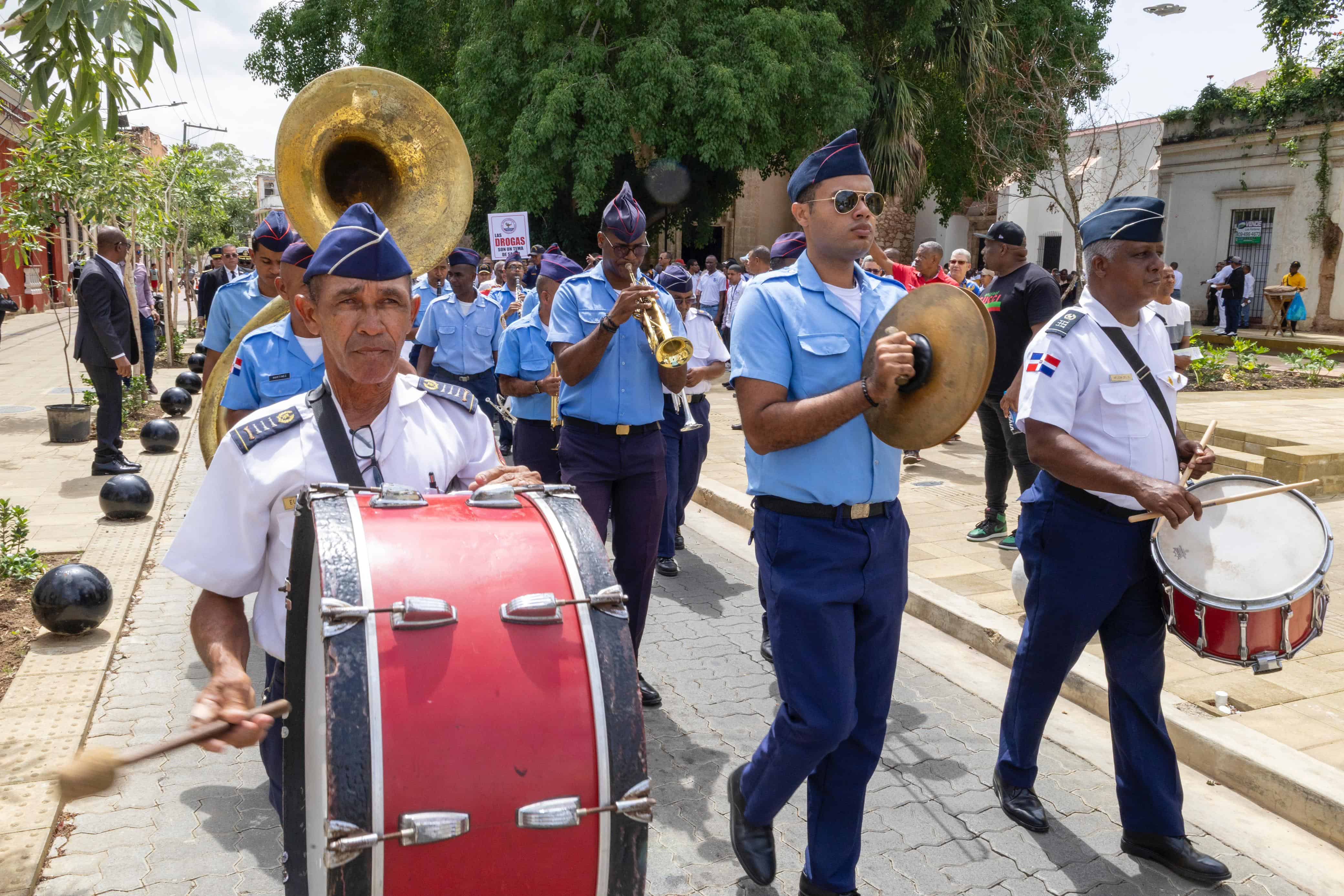 Marcha hacia el Altar de la Patria.
