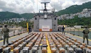 México decomisa 3.5 toneladas de cocaína frente a costas de Pacífico