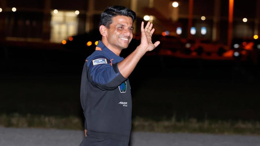 El capitán indio Shukla, desde la Estación Espacial: "No hay fronteras desde el espacio