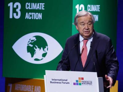 António Guterres urge crear condiciones para inversión al desarrollo