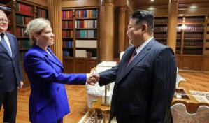 El líder norcoreano Kim Jong-un honra a soldados muertos en la guerra contra Ucrania