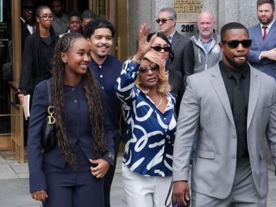 Los hijos de Diddy celebran el veredicto en privado