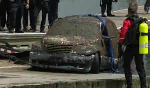 Encuentran auto hundido en playa de Nueva York con posible desaparecido de hace 15 años