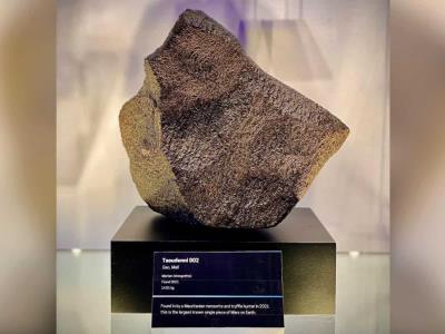 Subastarán el más grande y valioso meteorito marciano hasta la fecha