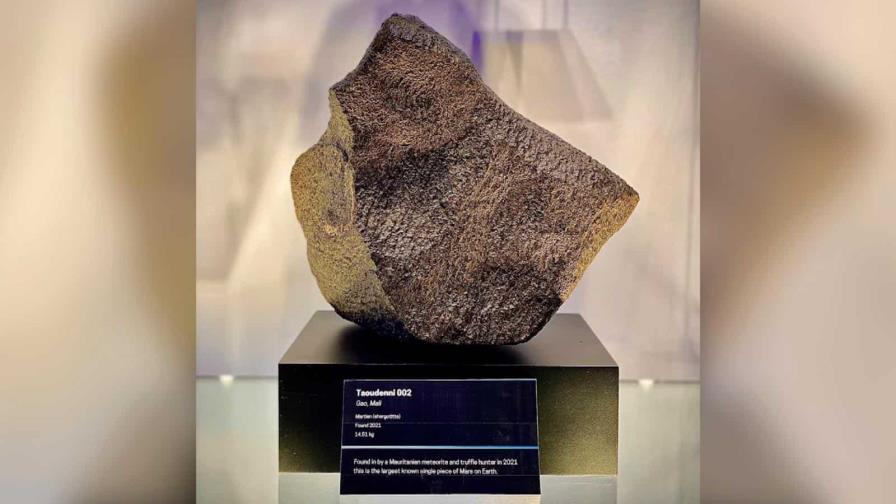 Sothebys subastará el meteorito marciano más grande y valioso encontrado hasta la fecha Sothebys subastará el meteorito marciano más grande y valioso encontrado hasta la fecha