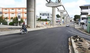 Reabren tramo de la avenida 27 de Febrero en Santiago cerrado por construcción del monorriel