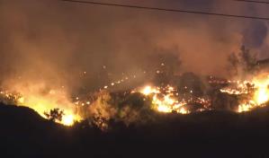 Evacuan más zonas costeras en Creta debido al gran incendio, que sigue fuera de control