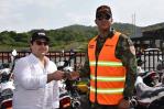 RD Vial entrega 15 motocicletas a Comipol para fortalecer asistencia en las vías