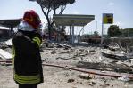 Explosión en gasolinera sacude Roma: al menos 27 heridos, dos en estado grave