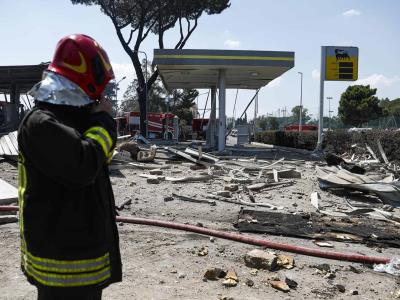 Explosión en gasolinera sacude Roma