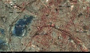 El intenso calor en París quedó registrado desde el espacio