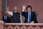 Comienza la visita oficial de Modi en Argentina con un encuentro con Milei Comienza la visita oficial de Modi en Argentina con un encuentro con Milei