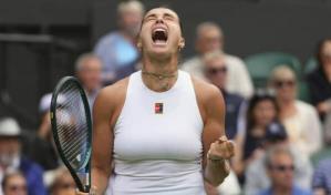 Sabalenka continúa su avance en Wimbledon y ya está en cuartos
