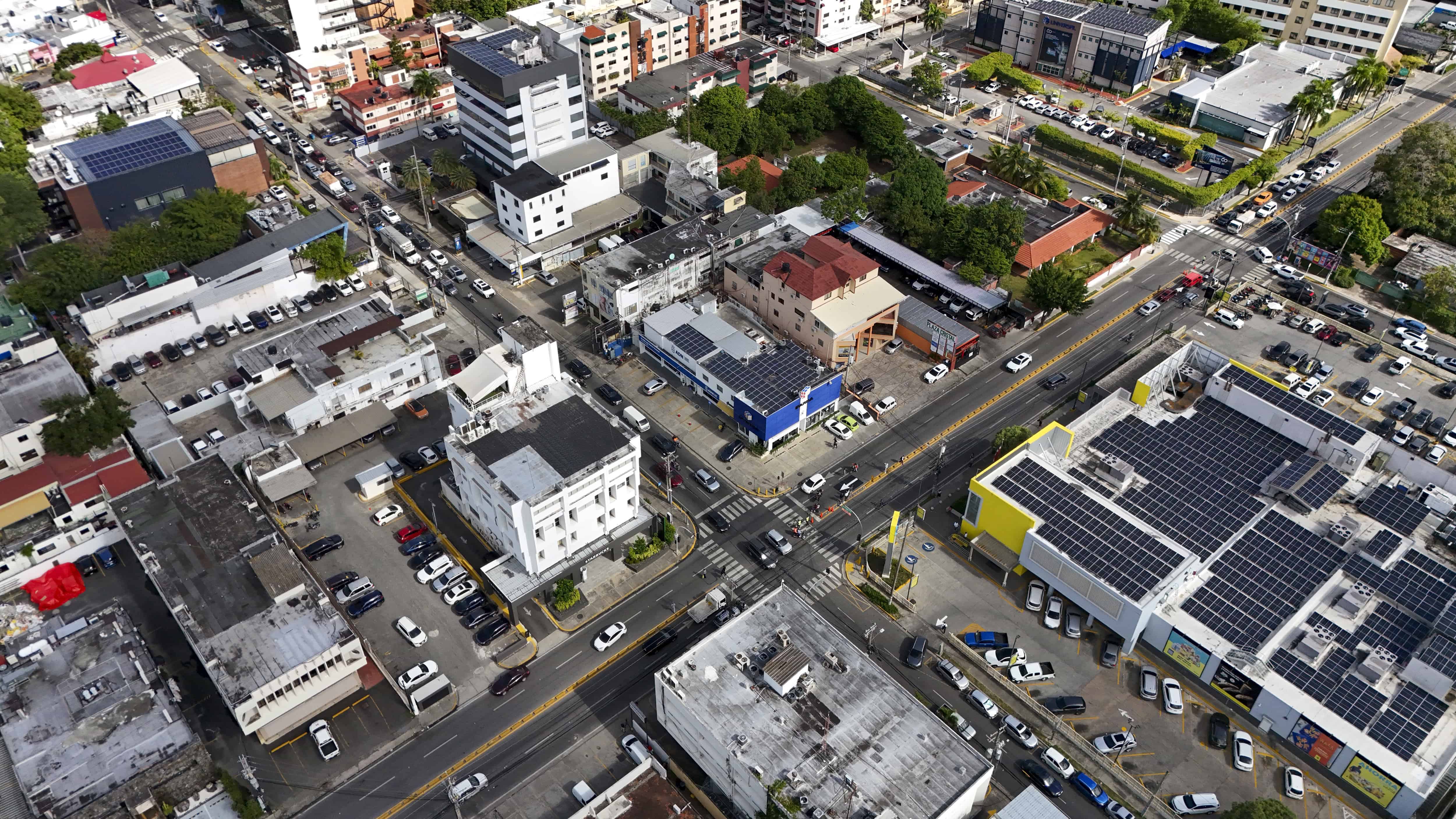 Vista de la avenida Lope de Vega, el lunes.