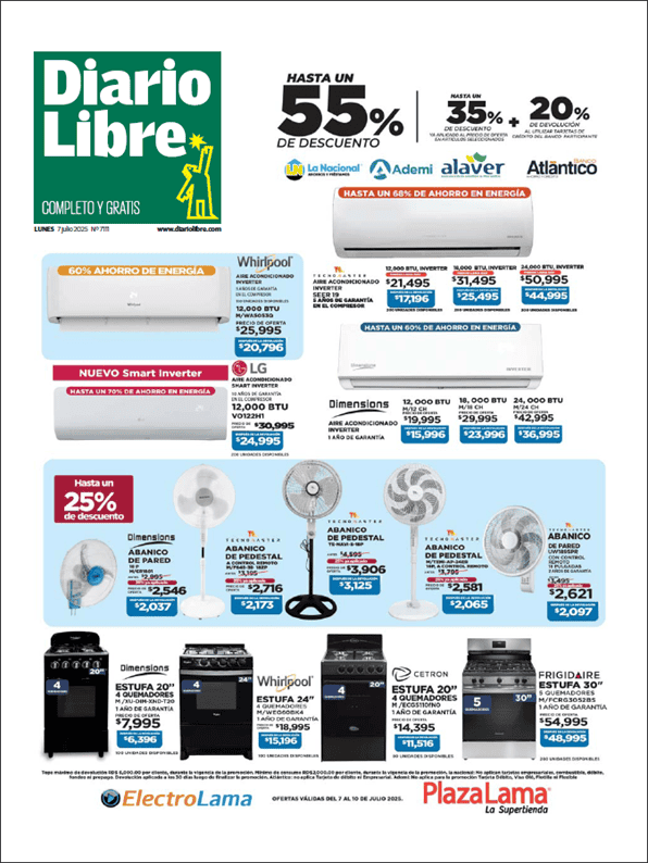 Portada de Diario Libre Impreso