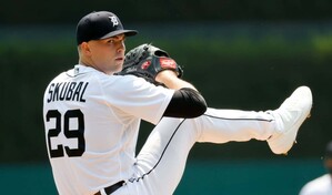 Tarik Skubal enfrent&oacute; bateadores en una pr&aacute;ctica de bateo en vivo