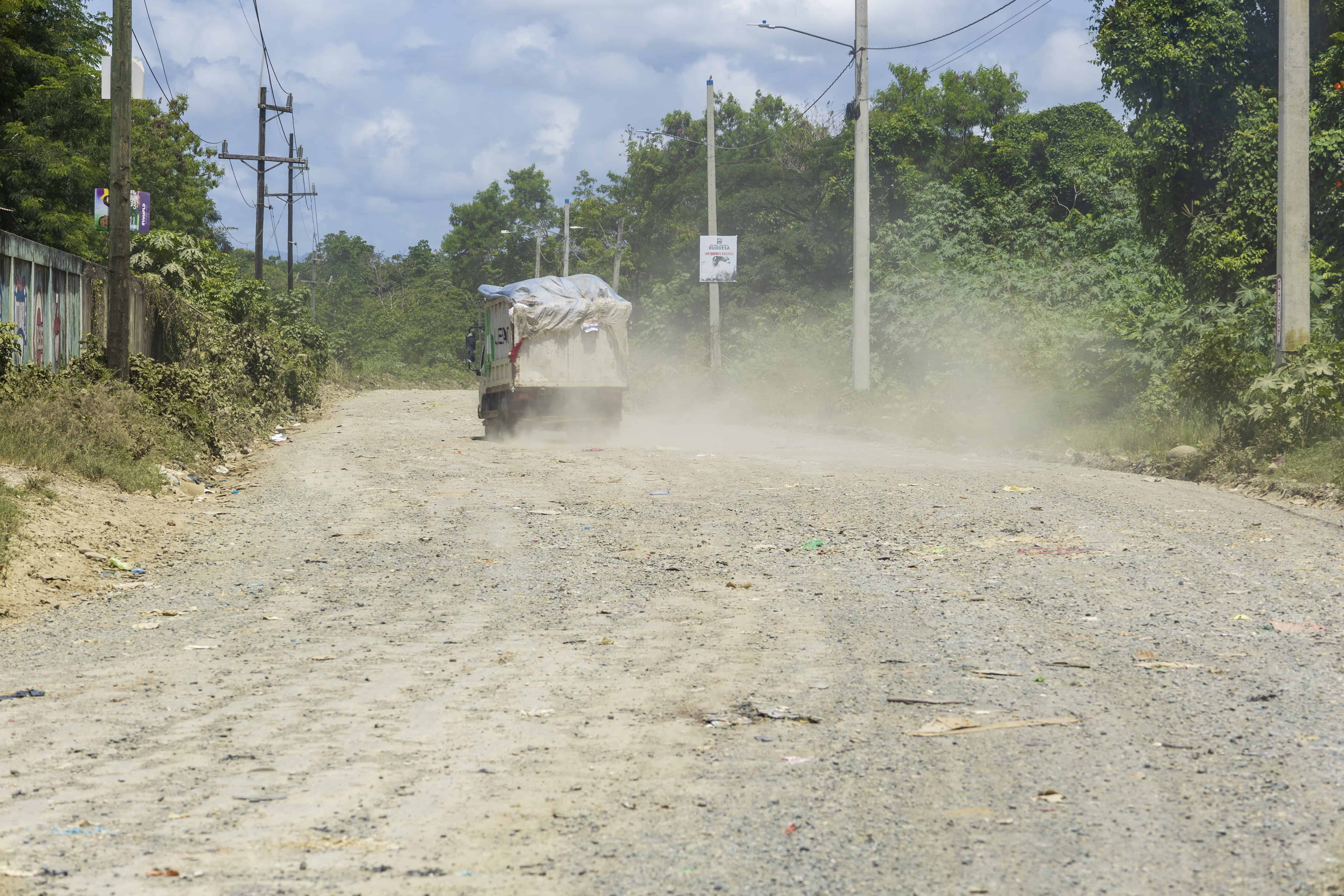 Carretera Los Casabes tiene tramos en piedraplén.<div><br></div>