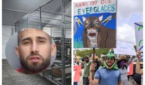 Reguetonero cubano detenido en Alligator Alcatraz denuncia que los tratan como perros Reguetonero cubano detenido en Alligator Alcatraz denuncia que los tratan como perros