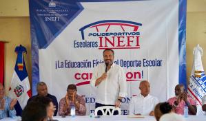 INEFI anuncia construcción de moderno polideportivo techado en el sector Los Mina