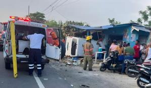 Accidente de tránsito deja cinco heridos en carretera Hato Mayor–San Pedro de Macorís