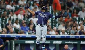 Junior Caminero conecta cuadrangular en el triunfo de los Rays Junior Caminero conecta cuadrangular en el triunfo de los Rays