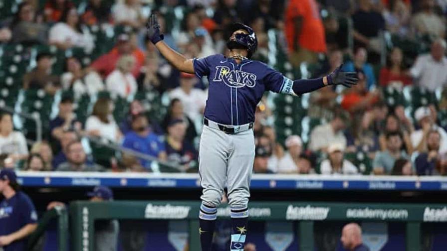 Junior Caminero conecta cuadrangular en el triunfo de los Rays