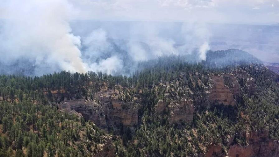 Evacúan parte del Gran Cañón por propagación de incendio forestal Evacúan parte del Gran Cañón por propagación de incendio forestal