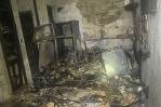 Hombre se quemó mientras cocinaba: incendio consume un apartamento en Santiago