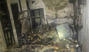 Hombre se quemó mientras cocinaba: incendio consume un apartamento en Santiago