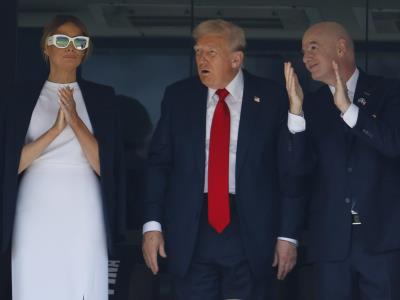 Trump preside la final del Mundial de Clubes junto a Infantino