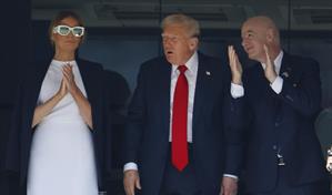 Presidente de la FIFA y Donald Trump volverán a compartir escenario en el sorteo de la Copa Mundial