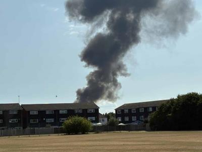 Una avioneta se estrella en el aeropuerto inglés de Southend