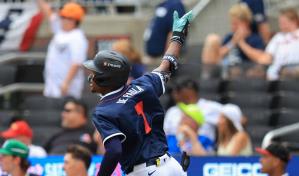 Dominicano De Paula da jonrón, guía a la Liga Nacional en Juego de Estrellas Futuras y es el JMV