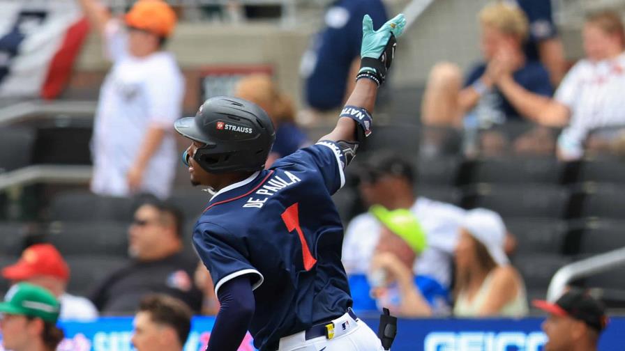 Dominicano De Paula da jonrón, guía a la Liga Nacional en Juego de Estrellas Futuras y es el JMV