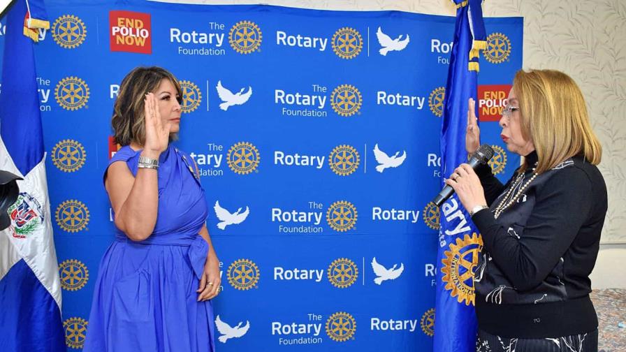 El Club Rotario Santo Domingo Bella Vista juramenta nueva directiva para el período 2025-2026