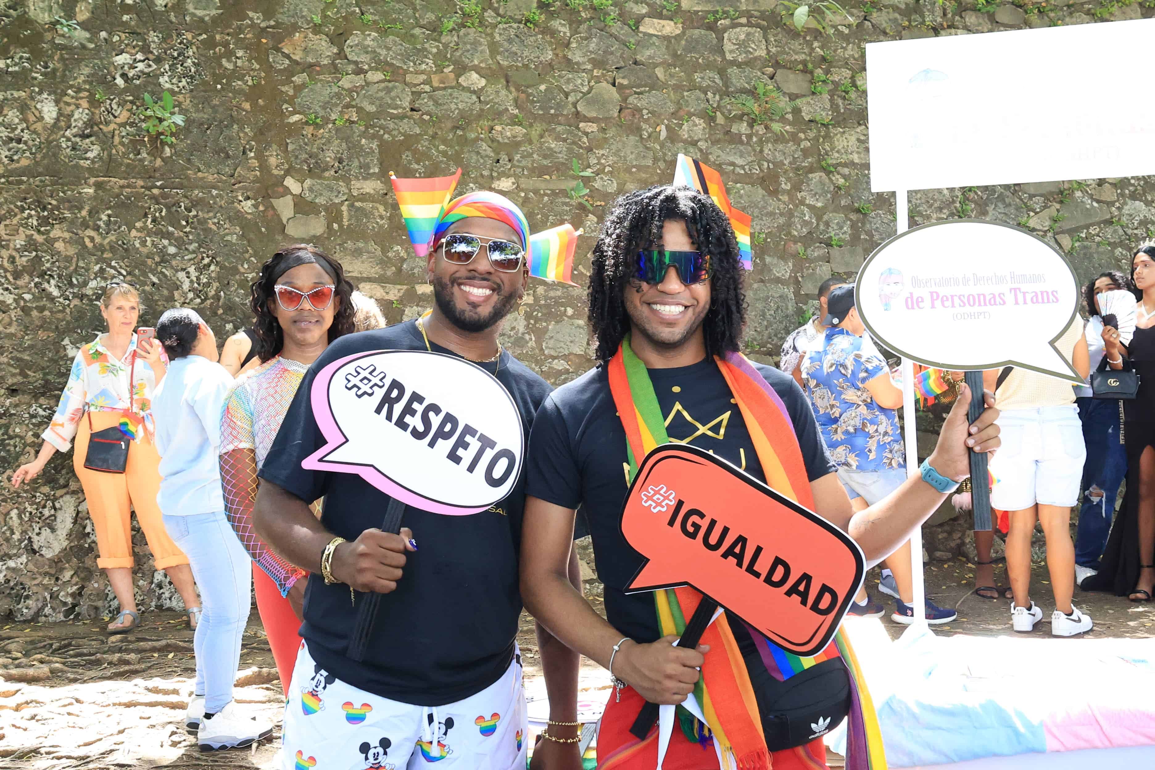 Jóvenes del colectivo LGBTIQ+.