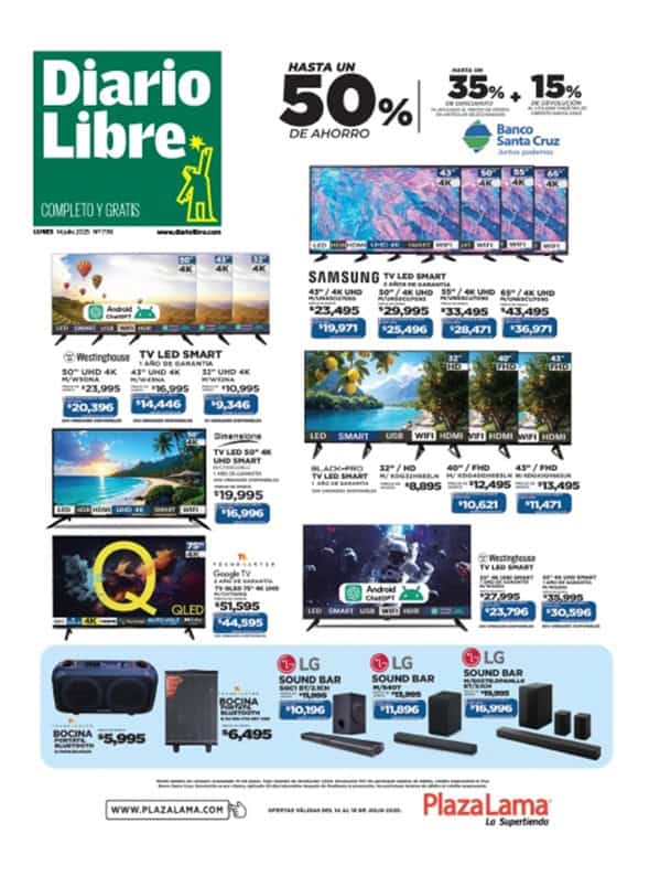 Portada de Diario Libre Impreso
